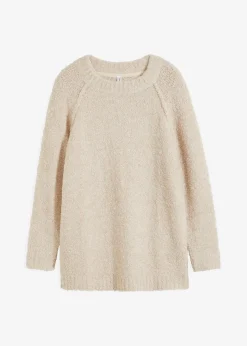 Grobstrick-Pullover aus Teddygarn|bonprix Clearance