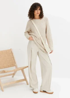 Grobstrick-Pullover aus Teddygarn|bonprix Clearance