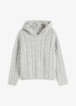 Grobstrick-Pullover aus weichem Woll-Mix|bonprix Online