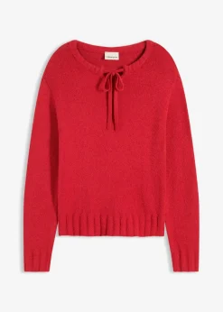 Grobstrick-Pullover mit Bindelösung|bonprix Best