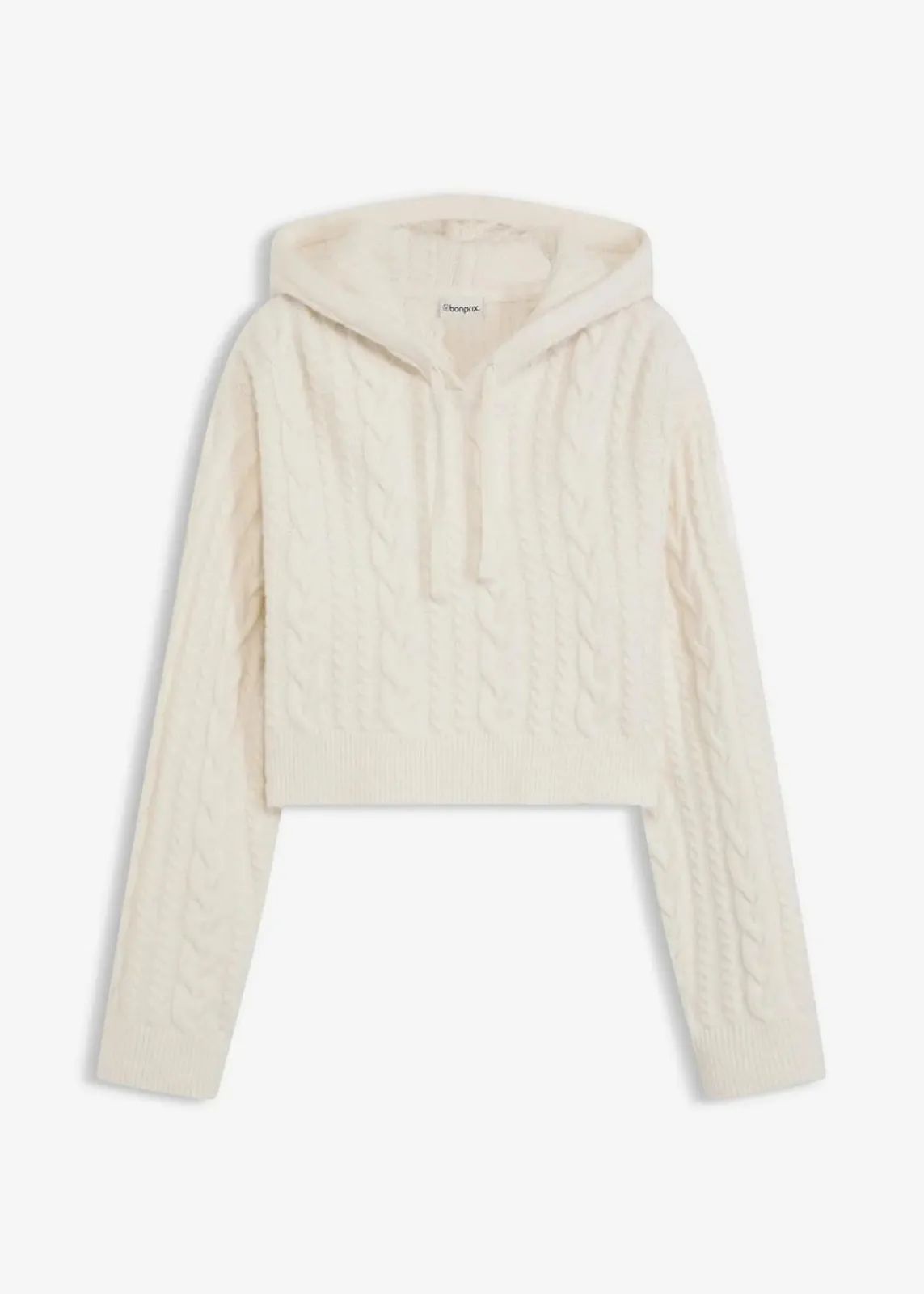 Grobstrick-Pullover mit Kapuze|bonprix Outlet