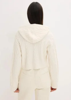 Grobstrick-Pullover mit Kapuze|bonprix Outlet