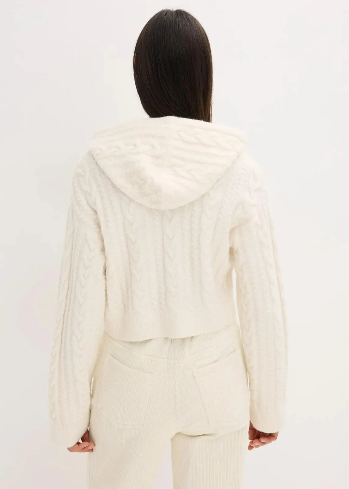 Grobstrick-Pullover mit Kapuze|bonprix Outlet