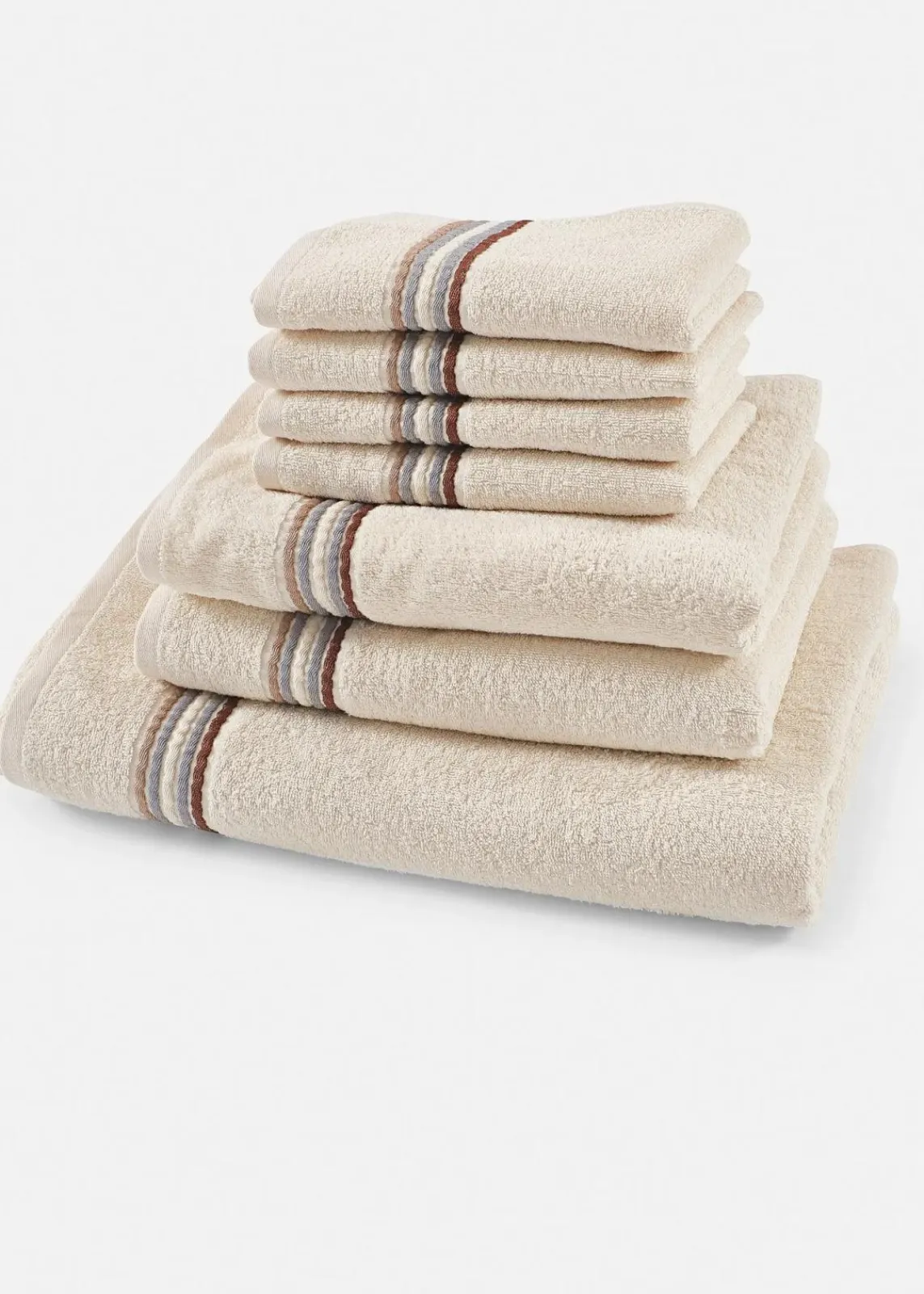 Handtuch mit gestreiften Details|bonprix Hot