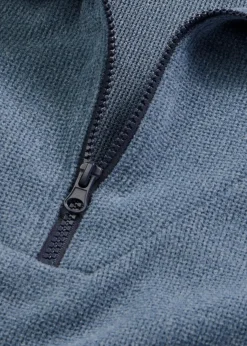 bonprix Wäsche·Homewear|Wäsche·Nachtwäsche|Hausanzug aus softem Waffeljersey dunkelblau meliert