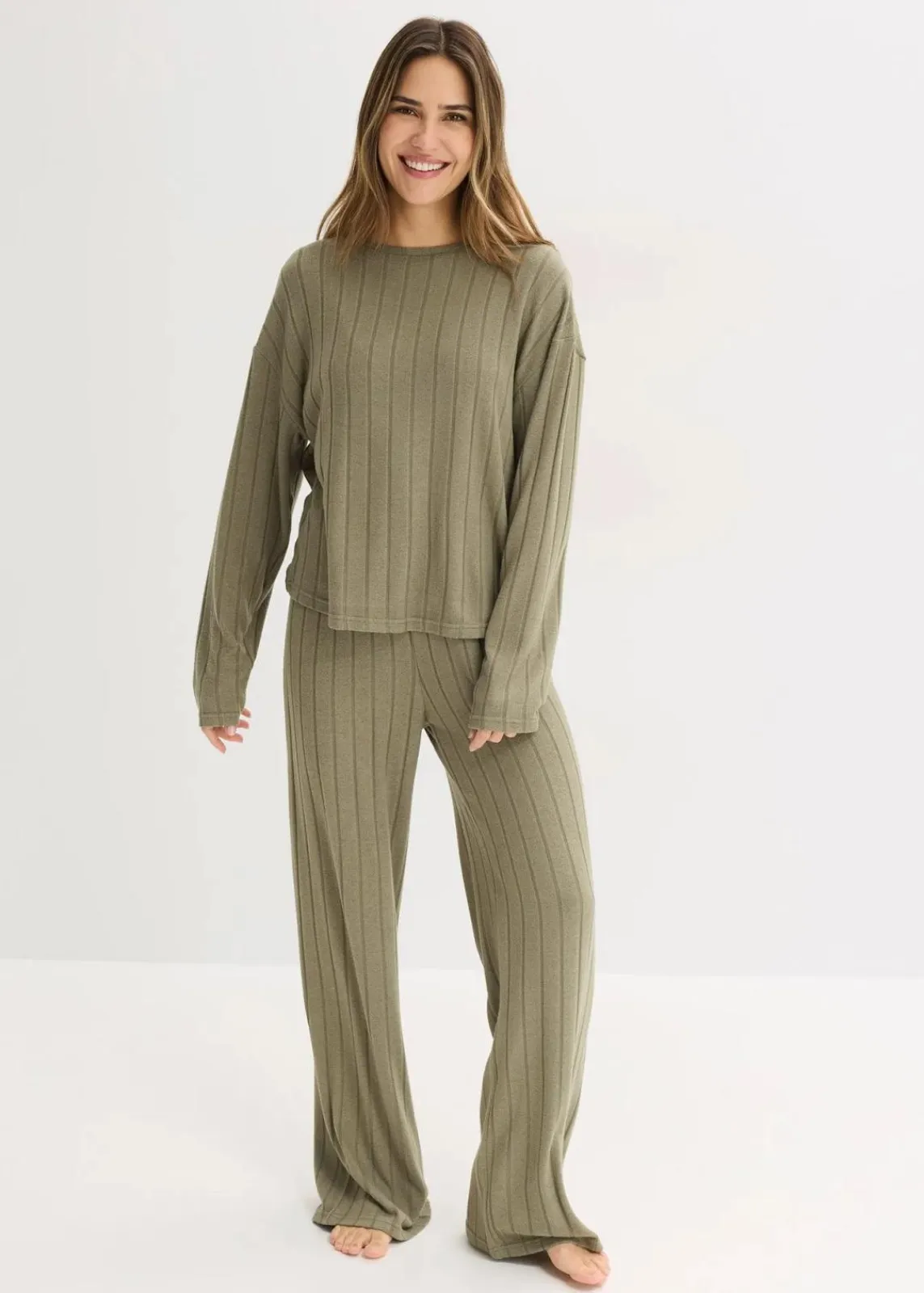 Hausanzug aus weicher Rippe|bonprix Sale