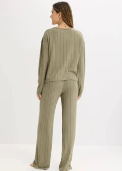 Hausanzug aus weicher Rippe|bonprix Sale