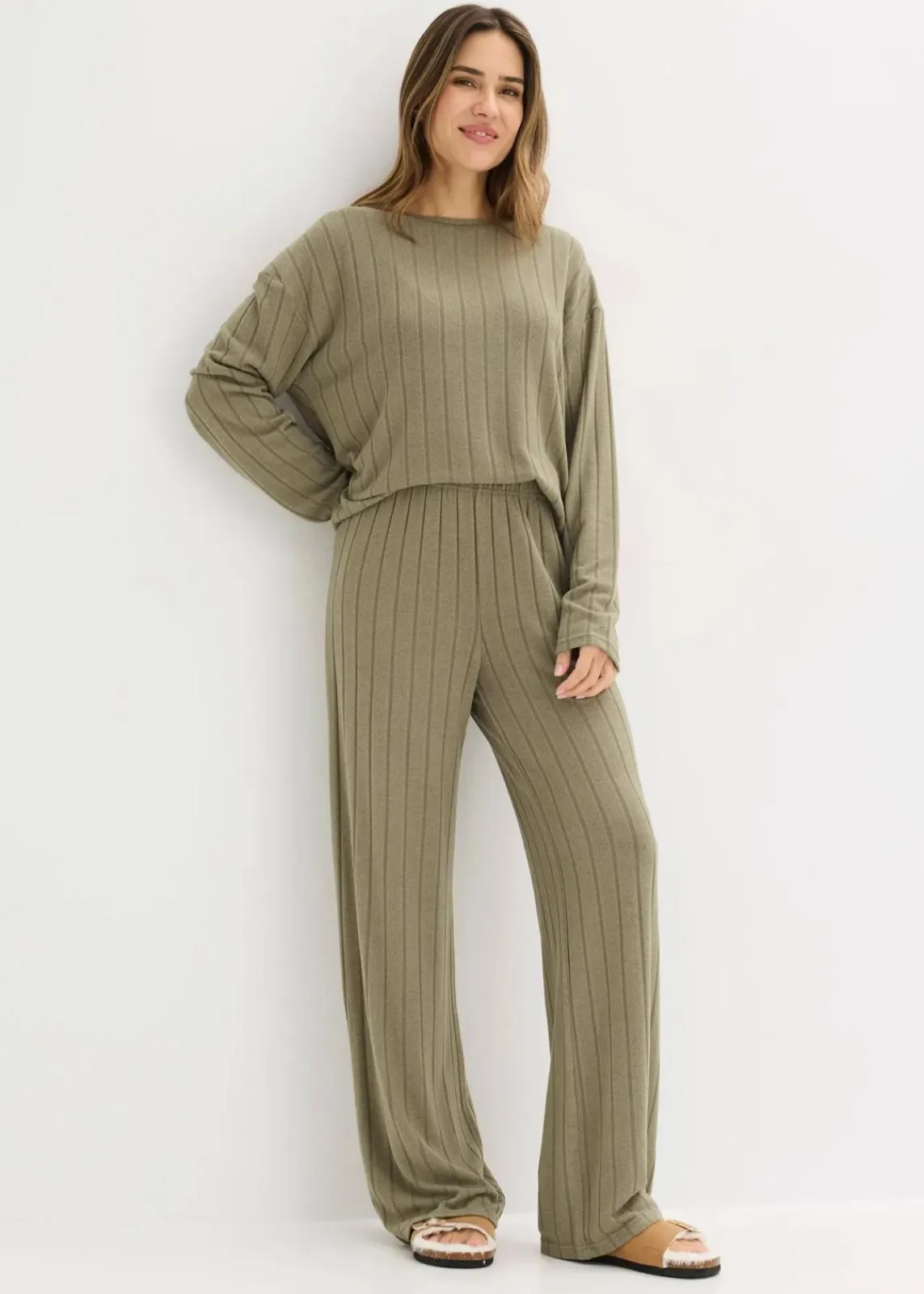 Hausanzug aus weicher Rippe|bonprix Sale