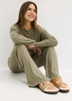 Hausanzug aus weicher Rippe|bonprix Sale