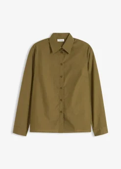 bonprix Blusen & Tuniken|Bekleidung·Jacken & Mäntel|Hemdbluse erdoliv