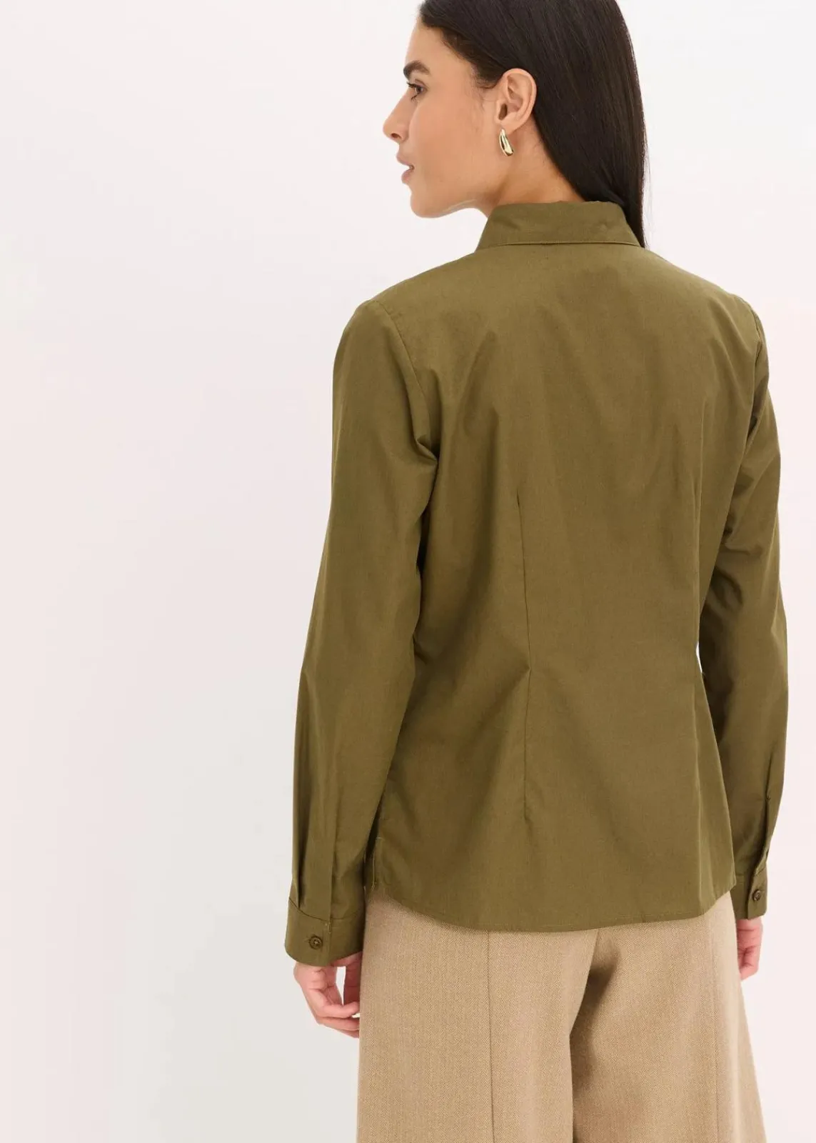 bonprix Blusen & Tuniken|Bekleidung·Jacken & Mäntel|Hemdbluse erdoliv