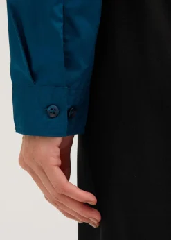 bonprix Bekleidung·Jacken & Mäntel|Blusen & Tuniken|Hemdbluse blaupetrol