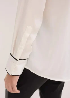 Hemdbluse aus fließendem Satin|bonprix Online