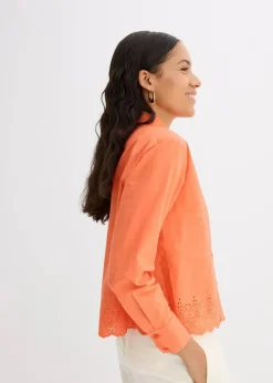 bonprix Bekleidung·Jacken & Mäntel|Blusen & Tuniken|Hemdbluse aus reiner Baumwolle mango