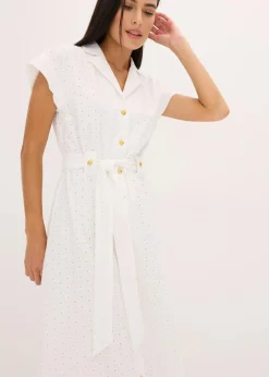 Hemdblusenkleid aus Lochspitze|bonprix Online