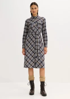 Hemdblusenkleid aus softem Flanell|bonprix Clearance