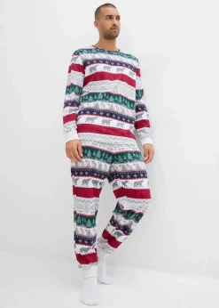 Herren Pyjama aus reiner Baumwolle mit Geschenktasche|bonprix New