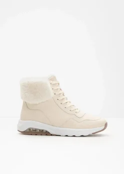 bonprix Jungen·Sneaker|Mädchen·Sneaker|High-Top-Sneaker beige