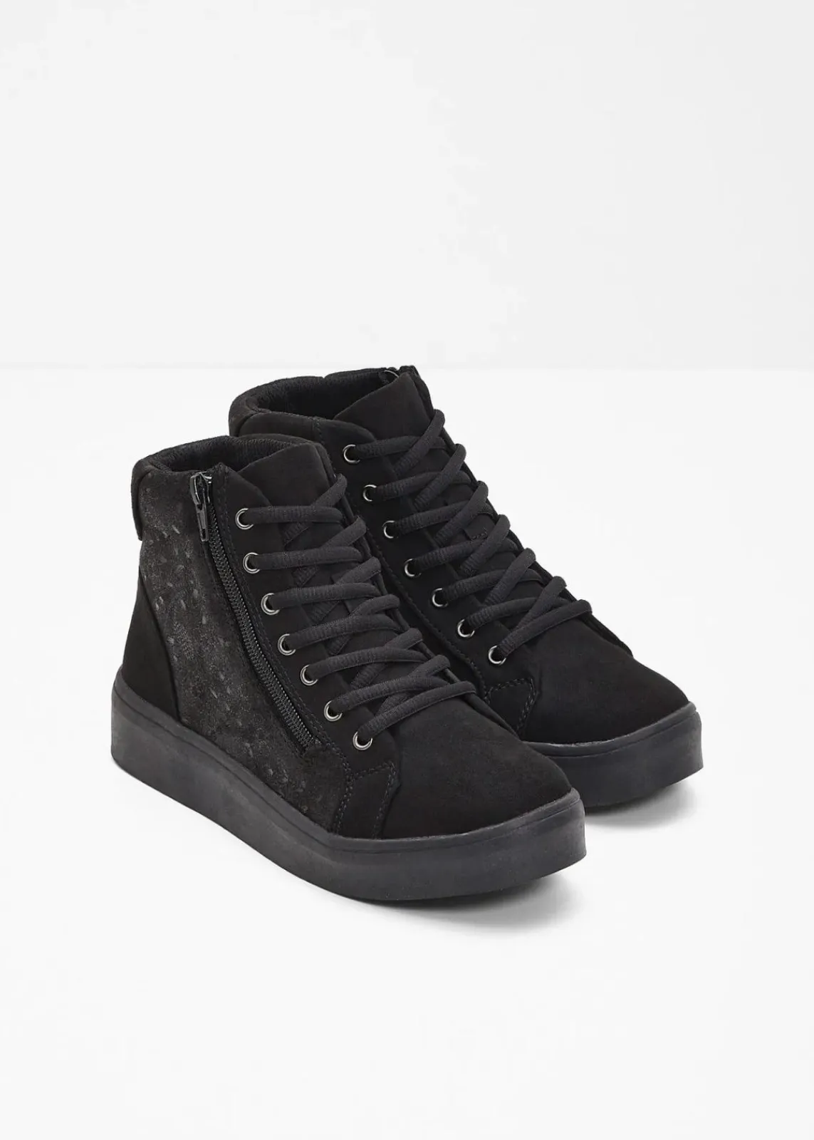 High-Top-Sneaker mit Plateau-Sohle|bonprix Sale
