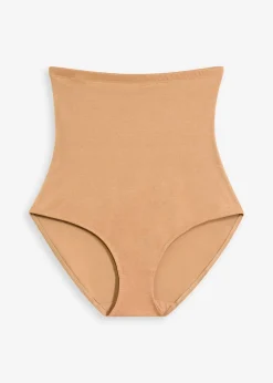 bonprix Wäsche·Shapewear|Wäsche·Höschen|Highwaist Shape Slip aus schimmerndem Material mit mittlerer Formkraft goldbeige