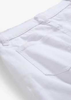 bonprix Bekleidung·Outdoorbekleidung|Bekleidung·Kleider|Highwaist-Shorts aus Twill weiß