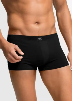 bonprix Boxershorts|Große Größen|Hipster mit Baumwolle (3er Pack) schwarz
