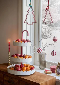 bonprix Wohnaccessoires|Weihnachtsdeko & -Textilien·Beleuchtung|Hängedeko Set rot