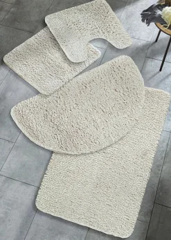 bonprix Badematten|Hochflor- Badematte natur