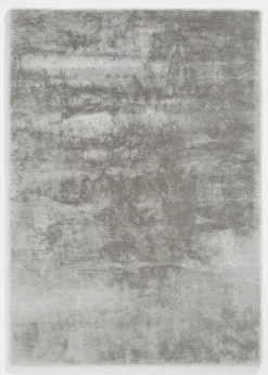 bonprix Sehr Beliebt|Hochflor-Teppiche|Hochflor Teppich mit extra weichem Velours hellgrau