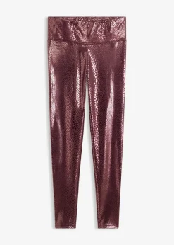 Hochglänzende Lederimitat-Leggings|bonprix Online
