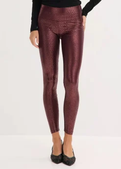 Hochglänzende Lederimitat-Leggings|bonprix Online