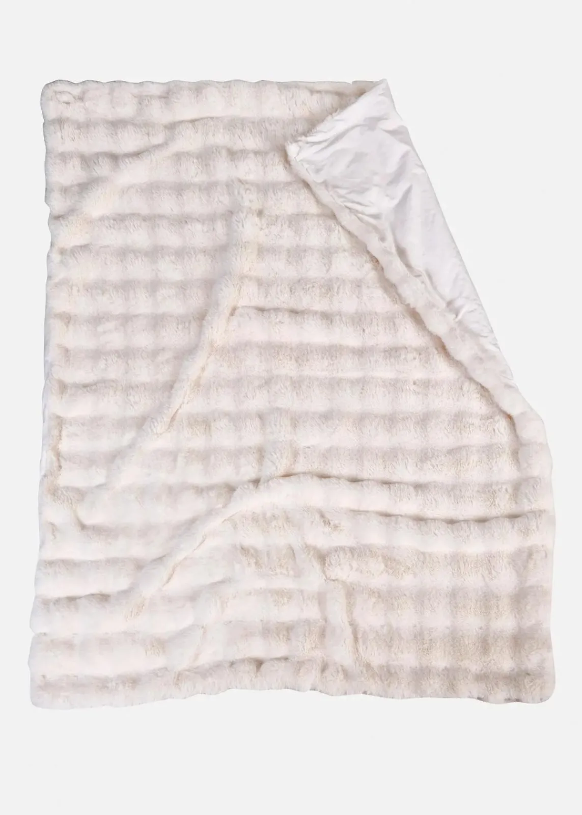 bonprix Tagesdecken & Plaids|Tagesdecken & Plaids|hochwertige Kuscheldecke creme