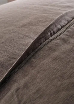 bonprix Bettwäsche|Hochwertige Leinen Bettwäsche anthrazit