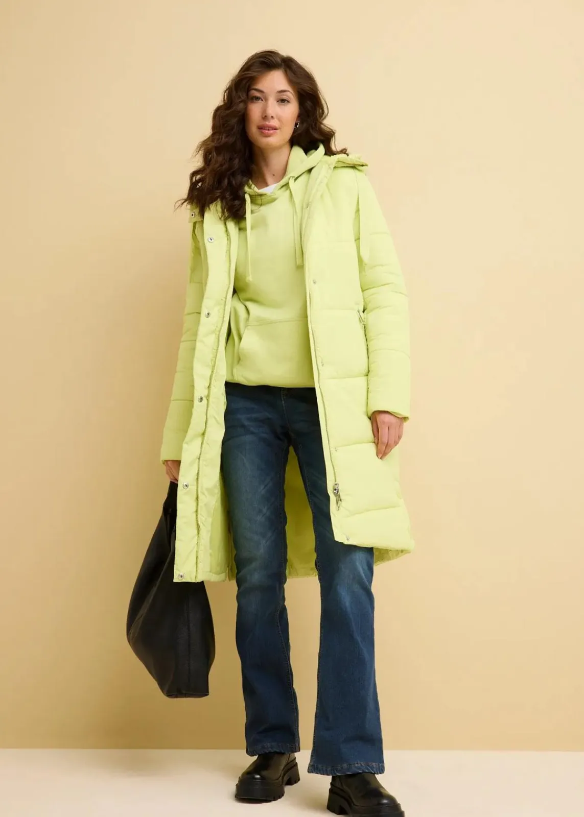 bonprix Sweat|Basics|Hoodie mintgrün