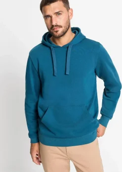 bonprix Sweat|Sportbekleidung|Hoodie blaupetrol