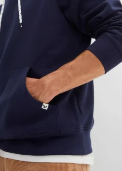 bonprix Große Größen|Basics|Hoodie dunkelblau