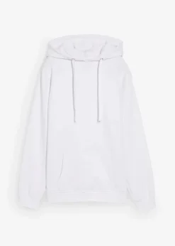 bonprix Sweat|Basics|Hoodie weiß