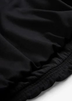 bonprix Bekleidung·Blusen & Tuniken|Sweat|Hoodie aus leicht glänzendem Viskose-Mix schwarz