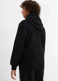 bonprix Jungen 9-16 Jahre·Sweat & Strick|Hoodie aus reiner Baumwolle schwarz