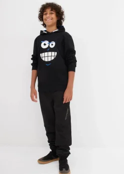 bonprix Jungen 9-16 Jahre·Sweat & Strick|Hoodie aus reiner Baumwolle schwarz