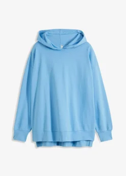 bonprix Bekleidung·Blusen & Tuniken|Sweat|Hoodie aus reiner Baumwolle babyblau
