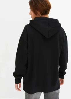 bonprix Sweat|Bekleidung·Blusen & Tuniken|Hoodie aus reiner Baumwolle schwarz