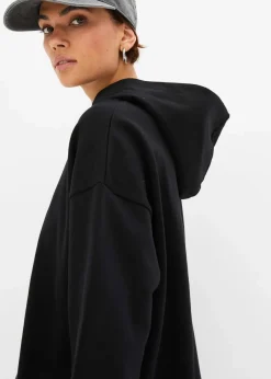 bonprix Sweat|Bekleidung·Blusen & Tuniken|Hoodie aus reiner Baumwolle schwarz
