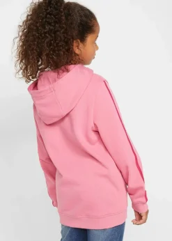bonprix Mädchen 9-16 Jahre·Sweat & Strick|Mädchen 2-8 Jahre·Nachhaltigere Materialien|Hoodie aus reiner Bio-Baumwolle mattpink