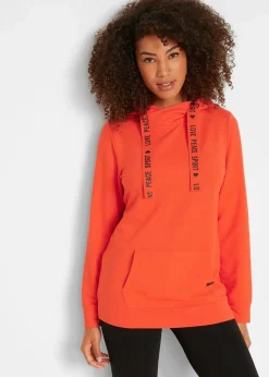 bonprix Bekleidung·Sweat|Bekleidung·Blusen & Tuniken|Hoodie aus softem Viskose-Mix blutorange