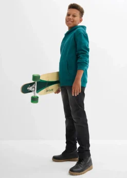 bonprix Jungen 2-8 Jahre·Nachhaltigere Materialien|Jungen 9-16 Jahre·Sweat & Strick|Hoodie aus weichem Baumwoll-Mix petrol