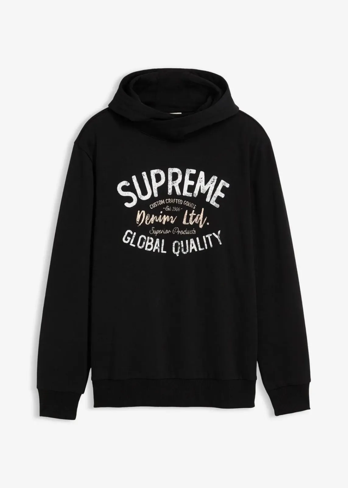 Hoodie aus weichem Baumwoll-Mix|bonprix Clearance