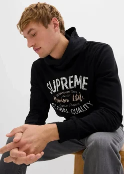 Hoodie aus weichem Baumwoll-Mix|bonprix Clearance