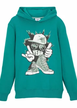 Hoodie aus weichem Baumwoll-Mix|bonprix Outlet