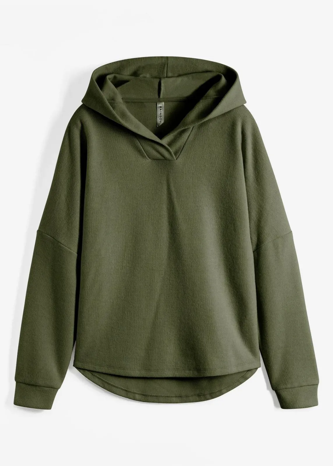 bonprix Sweat|Hoodie in Regular Fit dunkelkhaki